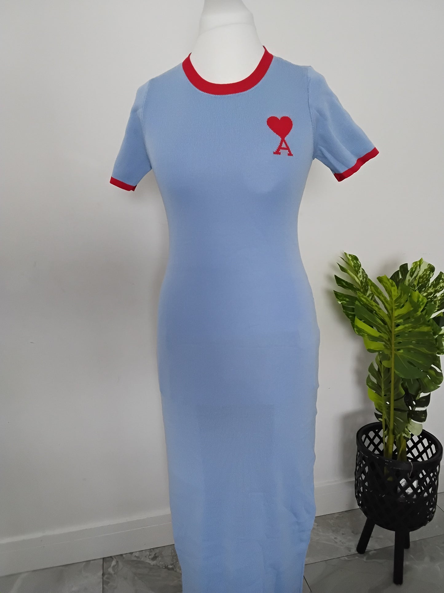 Soft Knit full length Summer Dress – Feminine & Breathable
