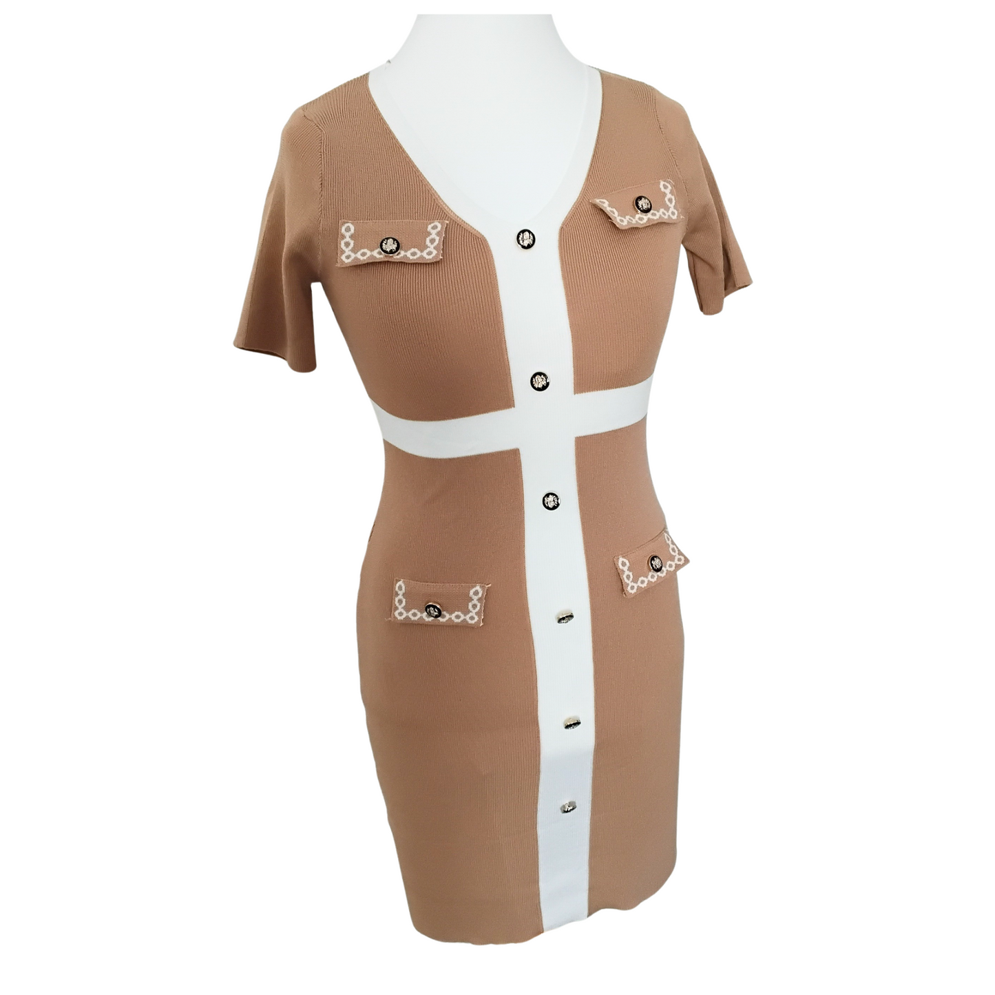 Lightweight Knitted Midi Dress – Formal Summer Style